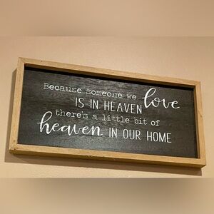 Hobby Lobby Black and White Wall Sign
